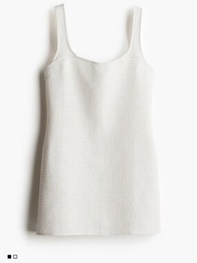 H&M White Knit Mini Dress